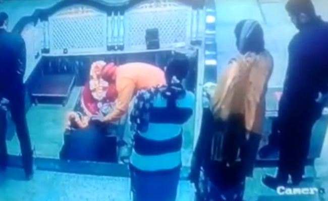 On Camera, Man Sits To Pray At Madhya Pradesh Temple, Dies Of Heart Attack