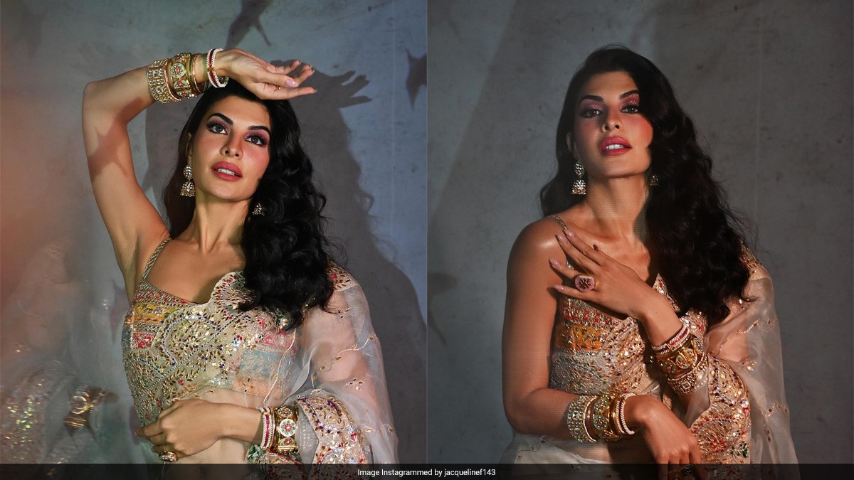 Jacqueline Fernandez Walks Right Into Festive Days In A Sheer <i>Saree</i>