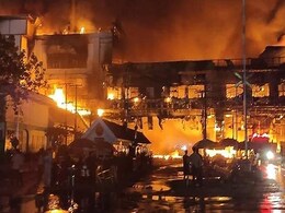 Video: Massive Fire At Columbia Hotel, People Jump From Windows To Escape Video: Massive Fire At Columbia Hotel, People Jump From Windows To Escape