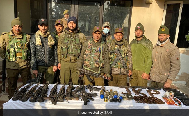 4 Terrorists Killed In Jammu Today Were Carrying 7 AK-47s, US M4 Carbine