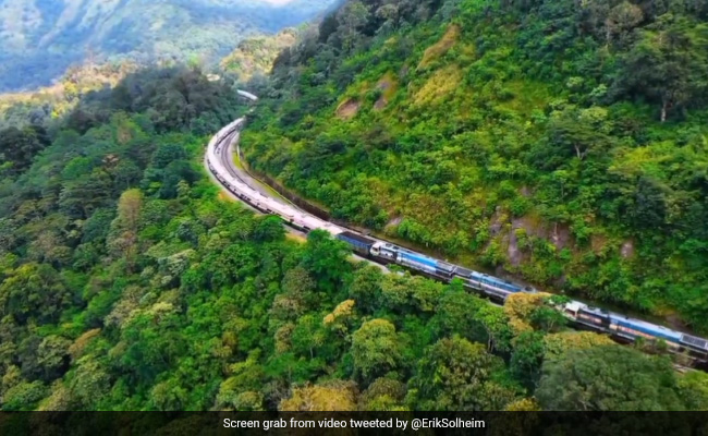 Watch: Drone View Of Bengaluru-Udupi Railway Line leaves Internet Mesmerised