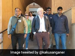 UK's Former PM Boris Johnson, In India, Visits Jaipur's Famous Forts