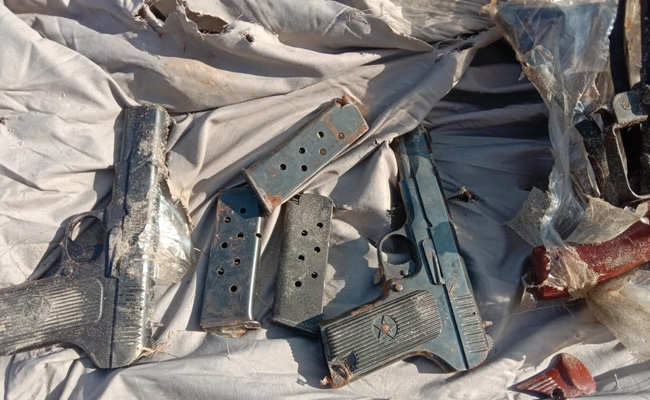 AK-47 Rifles, Pistols Recovered By Border Security Force (BSF) In Punjab