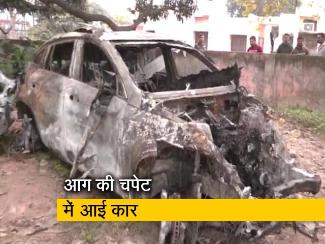 ऋषभ पंत की मर्सिडीज टक्कर और आग से पूरी तरह नष्ट, ले जाया गया पुलिस स्टेशन