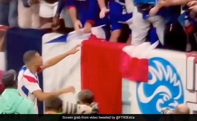 Watch: Kylian Mbappe Runs To Crowd To Apologise For Accidentally Hitting Fan With Football