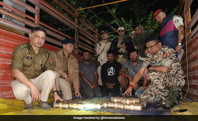 Drugs Worth Rs. 60-70 Crores Seized In Assam, 5 Arrested