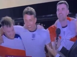 Video: England Football Fans Shout 'Free Palestine!' On Israeli Live TV Video: England Football Fans Shout 'Free Palestine!' On Israeli Live TV