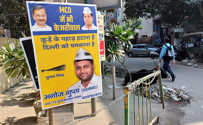 Big Win For AAP In Delhi Municipal Election, Shows Poll Of Exit Polls