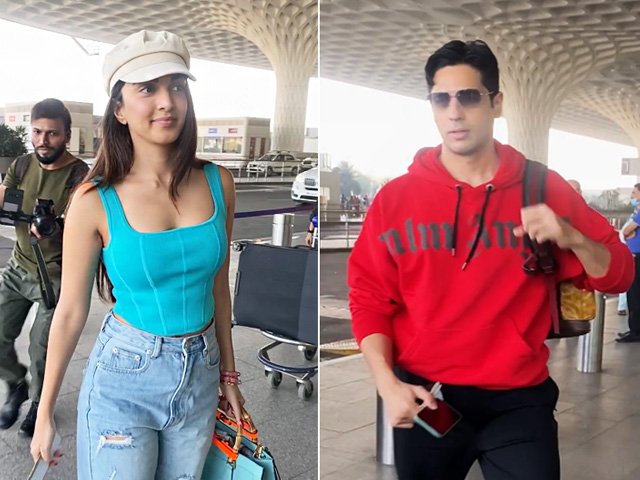 Kiara Advani And Sidharth Malhotra Fly Out For Holidays
