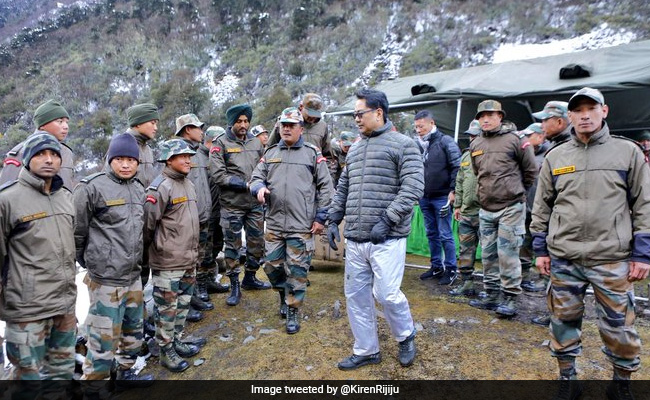 With Photos From "Fully Secured" Tawang, Minister K Rijiju Jabs Rahul Gandhi On China