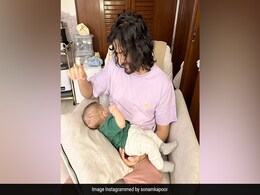 Sonam Kapoor's Son Vayu And Brother Harsh Varrdhan In An Adorable Pic Sonam Kapoor's Son Vayu And Brother Harsh Varrdhan In An Adorable Pic