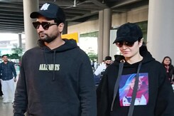 Katrina Kaif-Vicky Kaushal, Twinning And Winning At The Airport Katrina Kaif-Vicky Kaushal, Twinning And Winning At The Airport