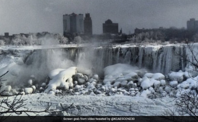 'Blizzard Of The Century' In US Turns Niagara Falls Into Winter Wonderland