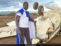 David Rudisha, Kenyan Olympic Champion And World Record Holder, Survives Plane Crash David Rudisha, Kenyan Olympic Champion And World Record Holder, Survives Plane Crash