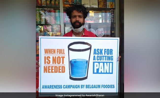 Bureaucrat Shares Message On Importance Of Saving Water, Praised By Internet