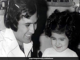 On Shared Birthday, Twinkle Posts Throwback Pic Of Herself With Dad Rajesh Khanna On Shared Birthday, Twinkle Posts Throwback Pic Of Herself With Dad Rajesh Khanna