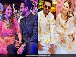 Viral: Pics From Hansika Motwani And Sohael Khaturiya's Haldi And Sangeet Ceremonies Viral: Pics From Hansika Motwani And Sohael Khaturiya's Haldi And Sangeet Ceremonies