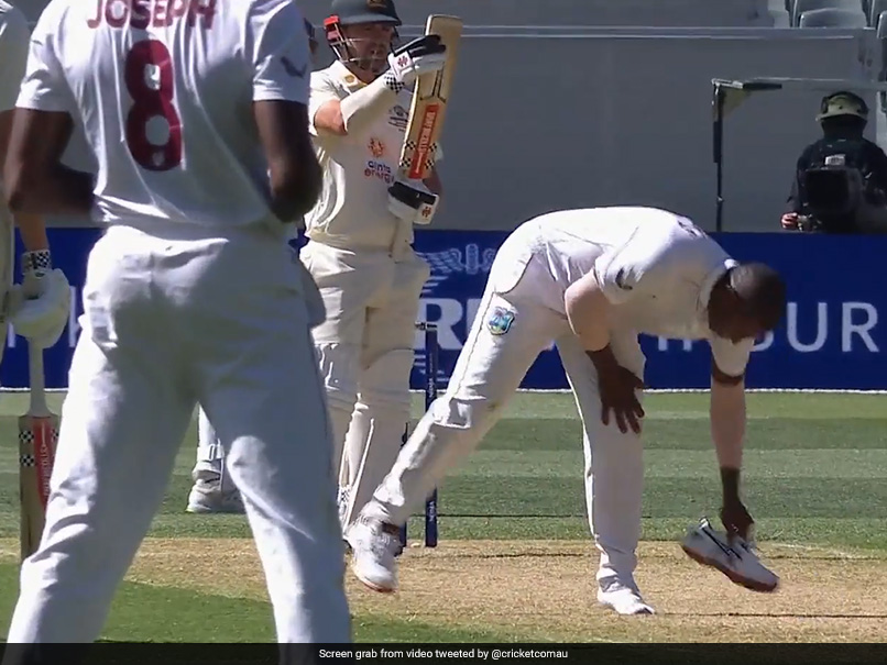 Watch: West Indies Pacer's Shoe Flies In A Hilarious Incident During 2nd Test vs Australia