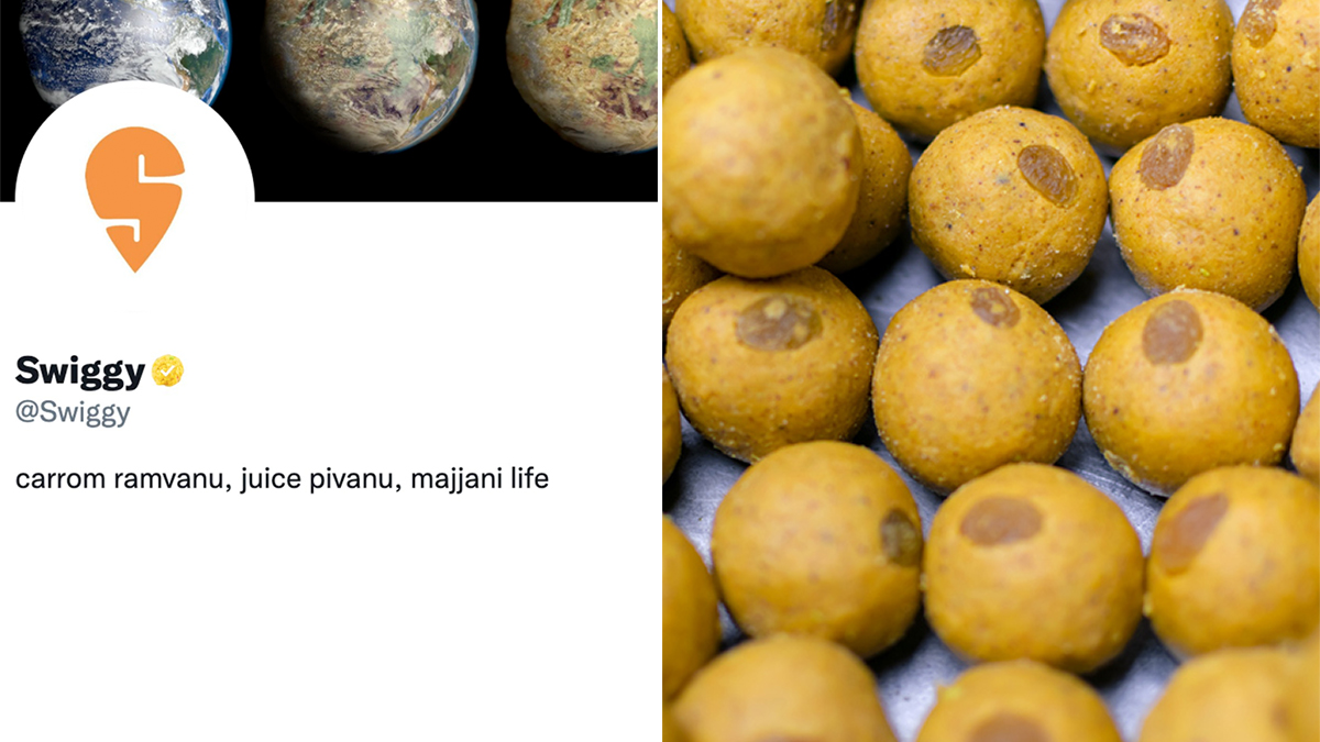 Swiggy Turned Its New Gold Tick Into A Laddoo In This Funny Twitter Post