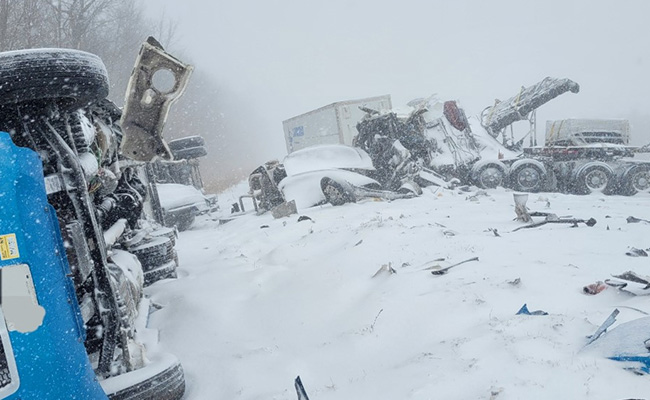 Over 50 Dead In US Blizzard As Chest-Deep Snow Traps Families For Days