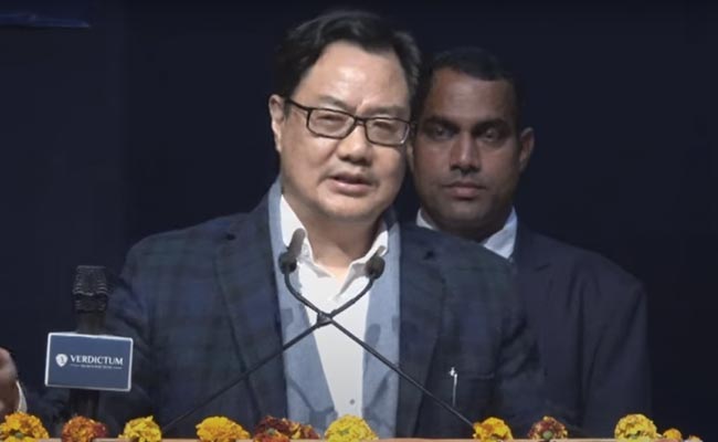 "Some Present It Like <i>Mahabharat</i>...": Minister On Centre vs Judiciary