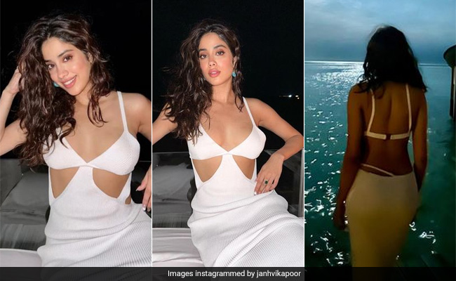 Janhvi Kapoor In A Cutout White Maxi Dress Rivals Even The Most Beautiful Moonlit Night