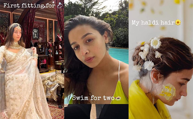 "Haldi Hair", Sunkissed Selfies, Stylish Swim Days; Alia Bhatt's 2022 Had It All