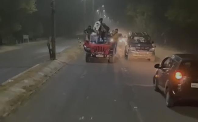 Viral Video: Stunts On Moving Vehicle, Shot From Car Driven In Reverse