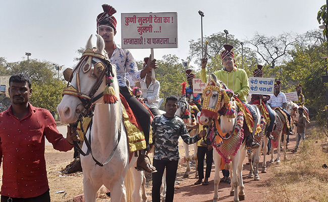 Sex Ratio Skewed, Bachelors' March For Brides In Maharashtra