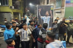 Kolkata Erupts In Joy As Argentina Win FIFA World Cup For 3rd Time Kolkata Erupts In Joy As Argentina Win FIFA World Cup For 3rd Time