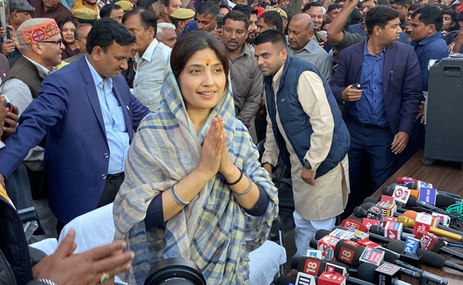 Samajwadi's Dimple Yadav Wins Key Polls In Family Stronghold Of Mainpuri
