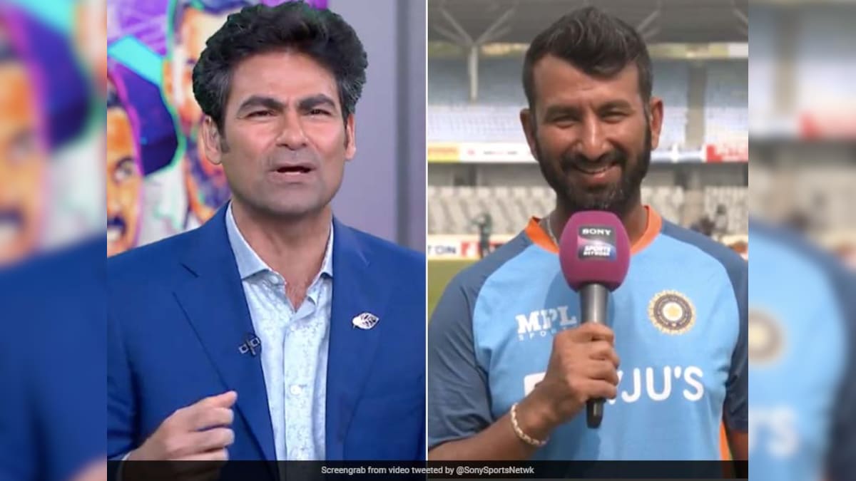 "Wave Your Bat, Kiss The Trophy": Mohammad Kaifs Request Leaves Cheteshwar Pujara In Splits