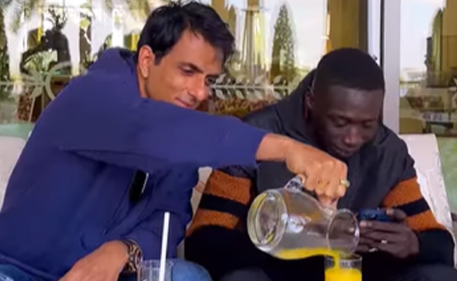 Video: Actor Sonu Sood Joins Comic Khaby Lame In Hilarious Instagram Reel