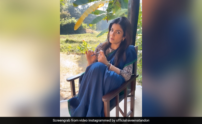 रवीना टंडन से पूछा 'भाभीजी भाईसाहब कहां हैं' तो एक्ट्रेस बोलीं- गार्डन में खोदकर देख लो