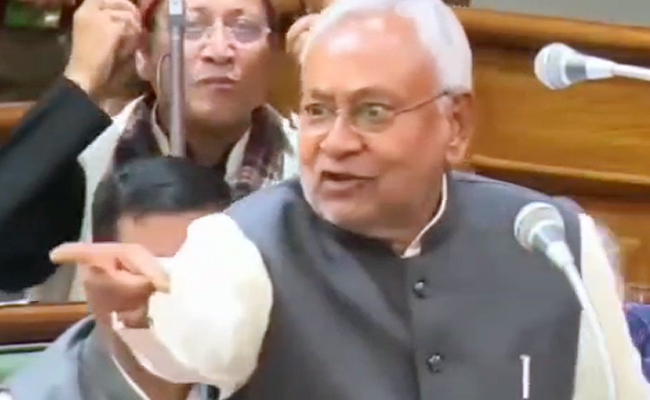 Video: Nitish Kumar, Fuming, Shouted "You're A Drunk" At BJP MLAs