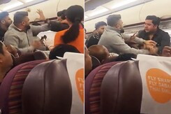 बैंकाक से कोलकाता आ रही फ्लाइट में मारपीट, वीडियो सोशल मीडिया पर वायरल बैंकाक से कोलकाता आ रही फ्लाइट में मारपीट, वीडियो सोशल मीडिया पर वायरल