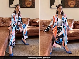 It's Boss Lady Mode On For Rakul Preet Singh In A Chic Multicoloured Pantsuit It's Boss Lady Mode On For Rakul Preet Singh In A Chic Multicoloured Pantsuit