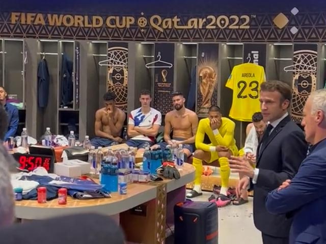 Viral: French Presidents Speech In Dressing Room After Teams World Cup Miss