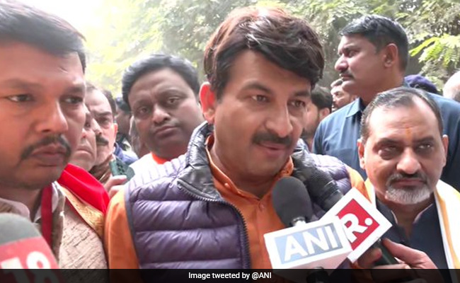 "450 Names Deleted": BJP's Manoj Tiwari's Big Claim On Delhi Polling Day