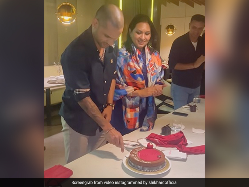 Watch: Shikhar Dhawan Celebrates 37th Birthday With Rahul Dravid, India Teammates