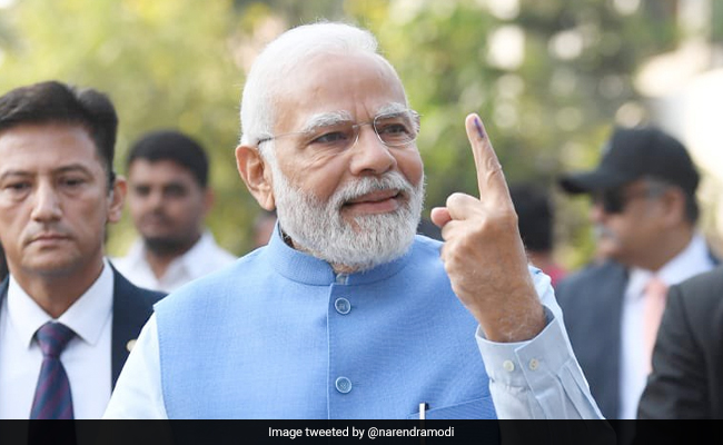 What PM Said On Election Commission Shortly After Voting In Ahmedabad