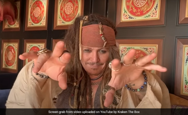 Watch: Johnny Depp Dresses Up As Jack Sparrow To Send Video Message To Terminally Ill Boy