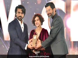 Actor Chiranjeevi's Tweet For Son Ram Charan On Winning Award Actor Chiranjeevi's Tweet For Son Ram Charan On Winning Award