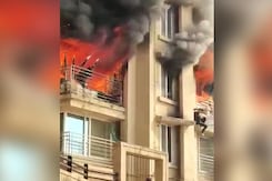Fire In A Building In Mumbai Brought Under Control Fire In A Building In Mumbai Brought Under Control