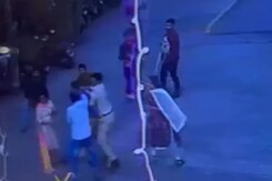 Shiv Sena Shinde Faction Workers Thrash BJP Leader In Maharashtra's Thane Shiv Sena Shinde Faction Workers Thrash BJP Leader In Maharashtra's Thane