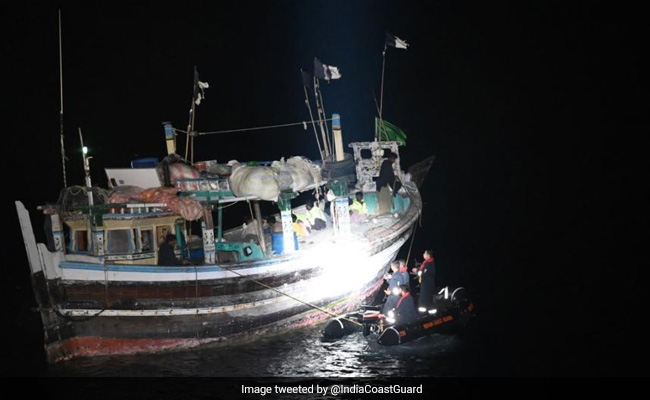 Pak Fishing Boat Carrying Weapons, 10 Crew Intercepted In Indian Waters