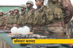 उरी में गोला बारूद, विस्फोटकों का जखीरा बरामद उरी में गोला बारूद, विस्फोटकों का जखीरा बरामद