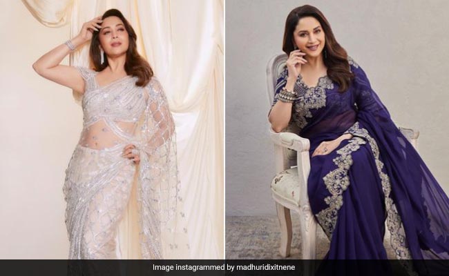 Celebrity outfit : Madhuri Dixit के एथनिक लुक्स हैं जबरदस्त, आप कर सकती हैं शादी और पार्टी में ट्राई