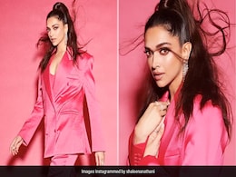Deepika Padukone's Pantsuit Is A Trendy 'Viva Magenta' Celebration Deepika Padukone's Pantsuit Is A Trendy 'Viva Magenta' Celebration