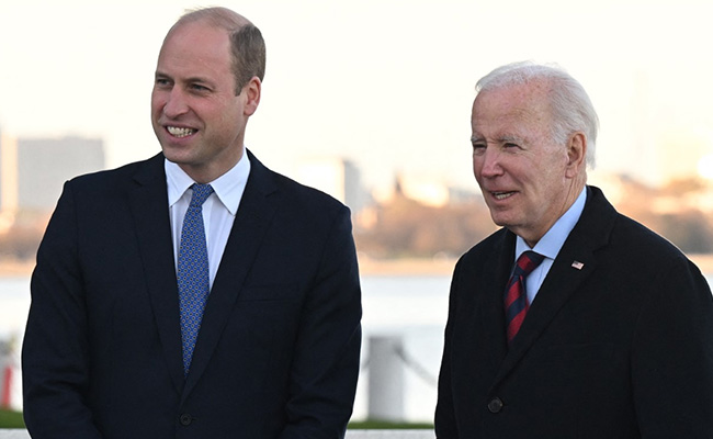 Prince William's Brief Meet With US President Joe Biden